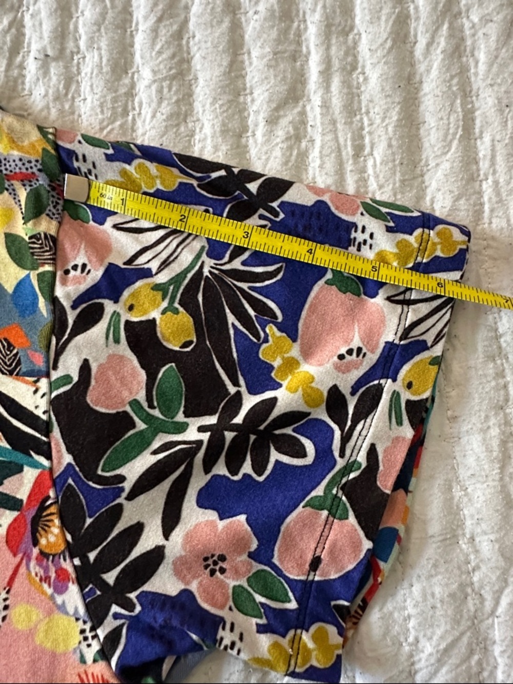Johnny Was Multicolor Floral Patchwork Polo - Picture 6 of 6
